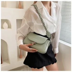 Flapper Crossbody Sling – Green