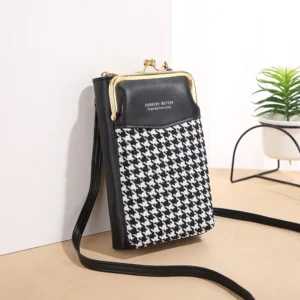 Check Lock Stone Wallet