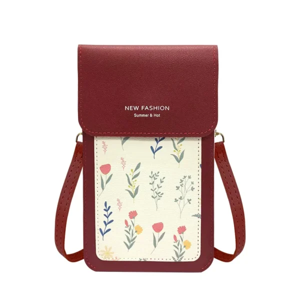 DG Floral Flap Mobile Wallet by Devor Gray