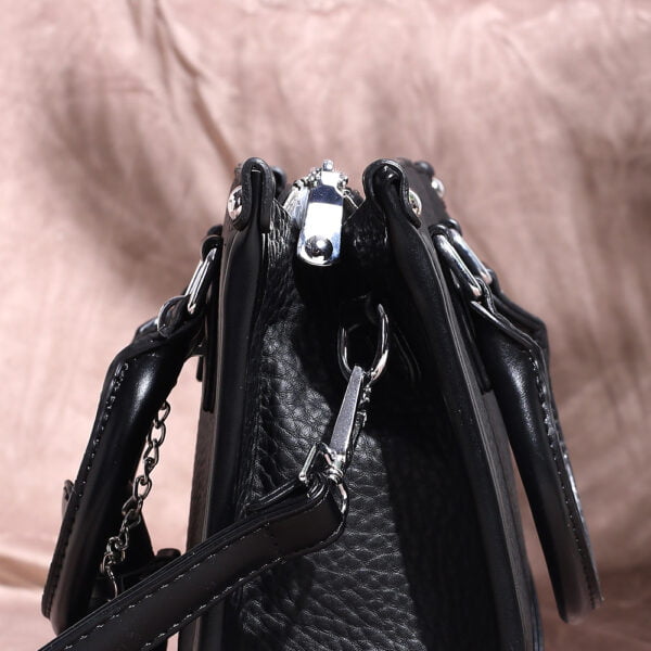 Solid PU Sling Bag